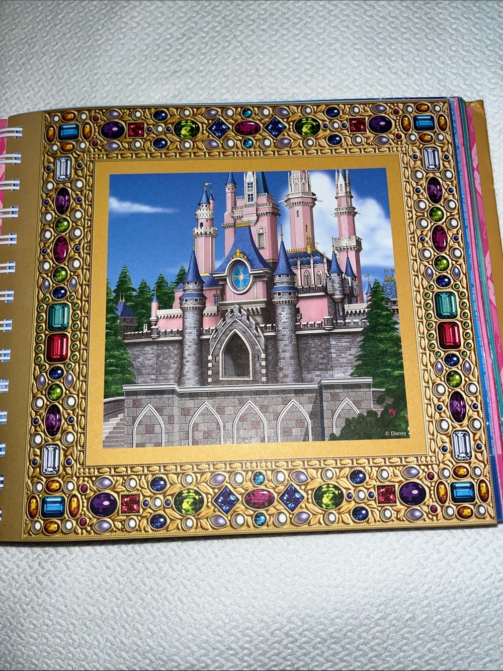 NEW Disney Princess Jewel-Toned Print Design Blank Autograph Book. - Picture 4 of 10